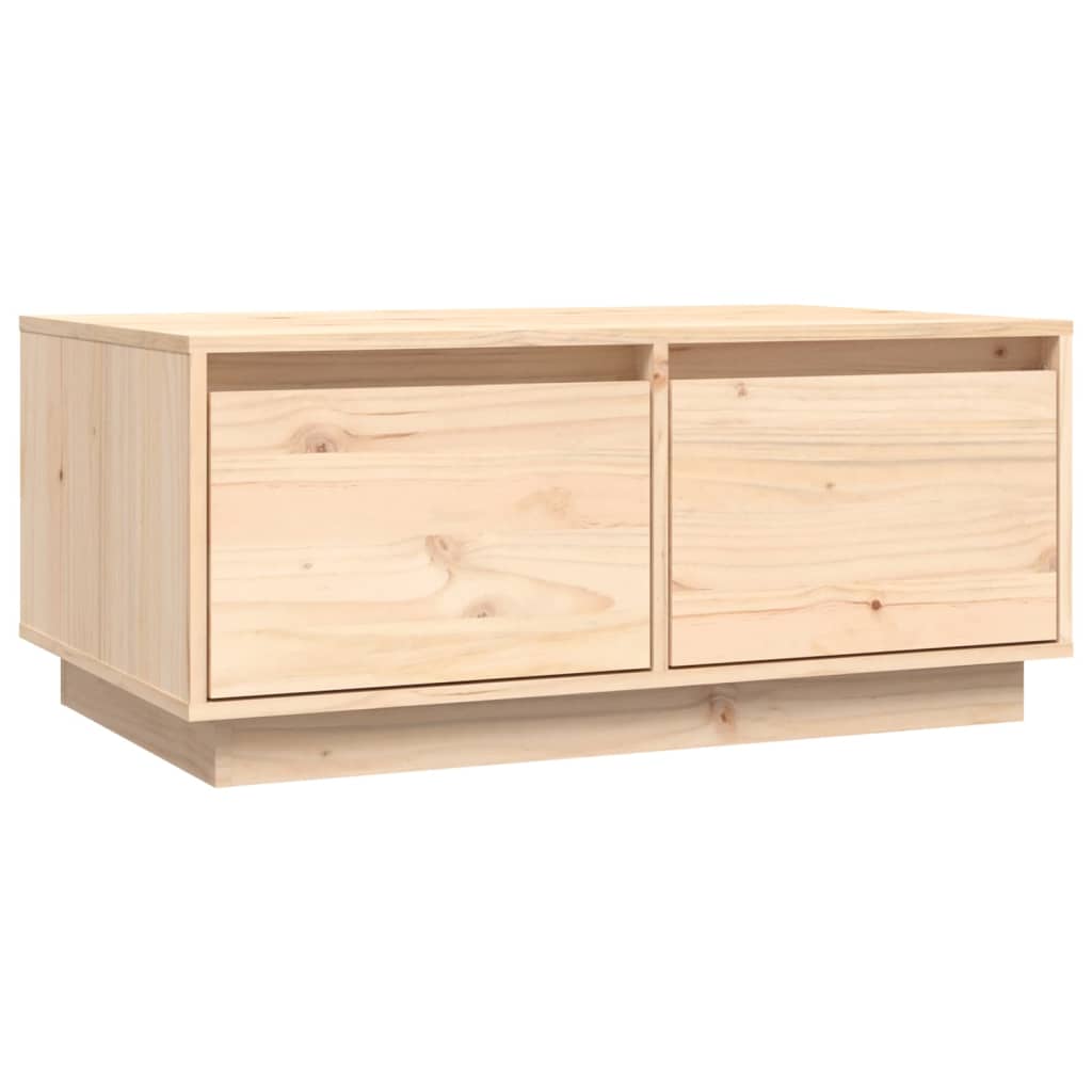 vidaXL Table Basse, Table d'Appoint, Bout de Canapé, Meuble de Salon Salle de Séjour Maison Intérieur, Bois d'Acajou Massif 96x73x45 cm