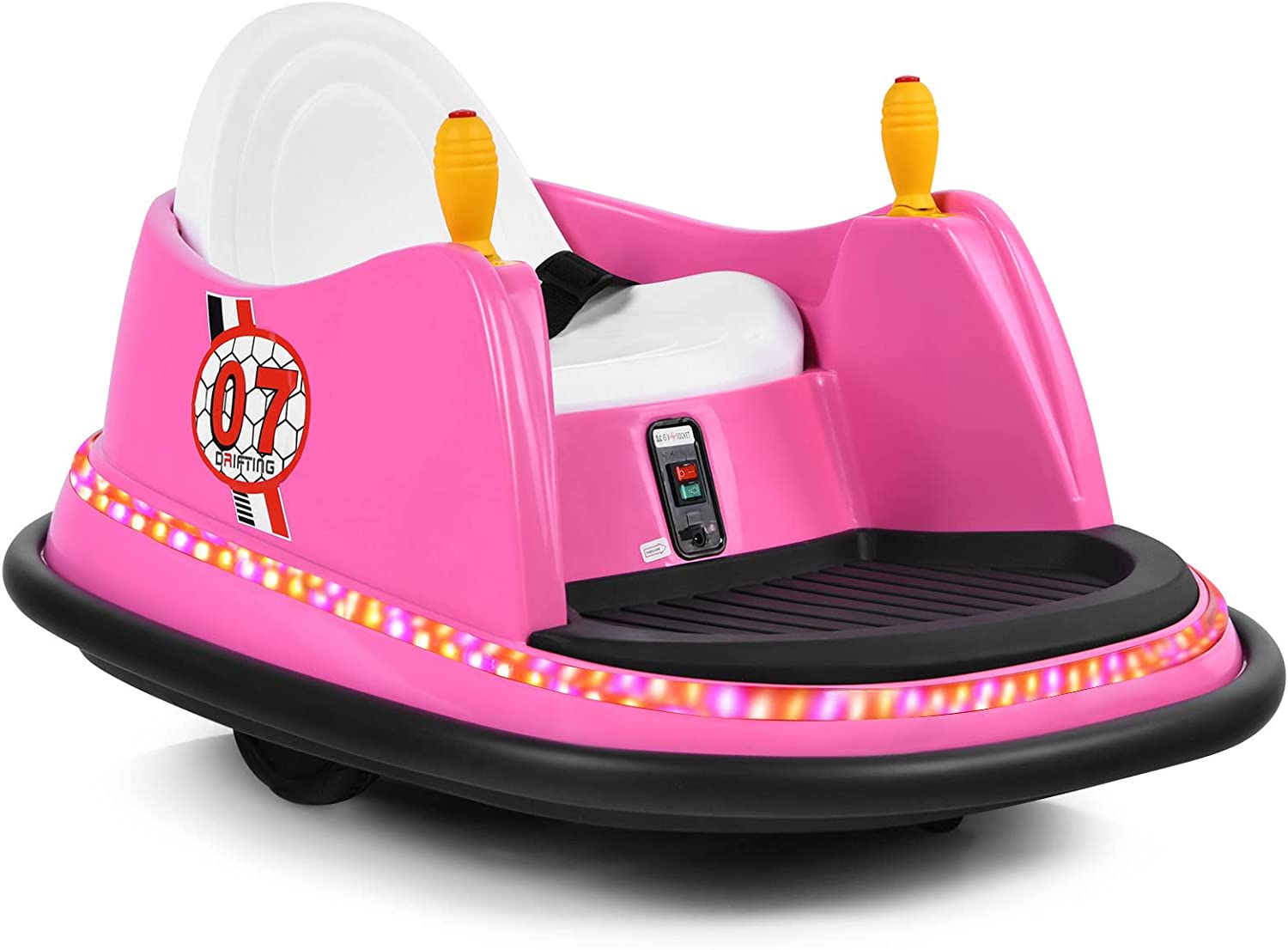 Voiture Auto Tamponneuse Électrique 6v Pour Enfants 2-5 Ans, Avec Télécommande