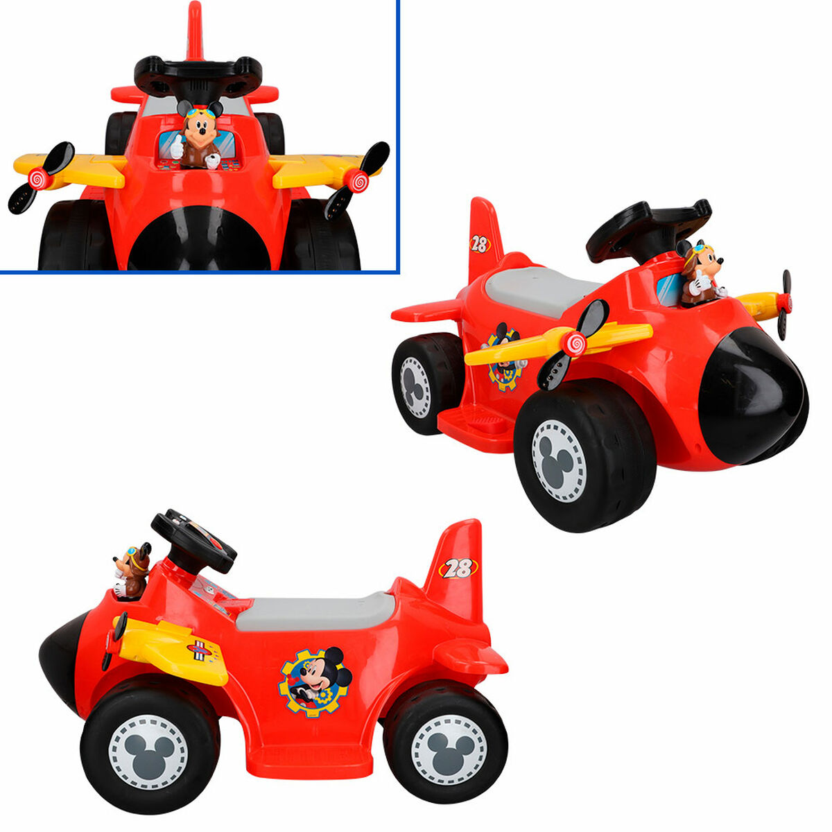 Voiture Électrique Pour Enfants Mickey Mouse Batterie Avion 6 V MICKEY MOUSE