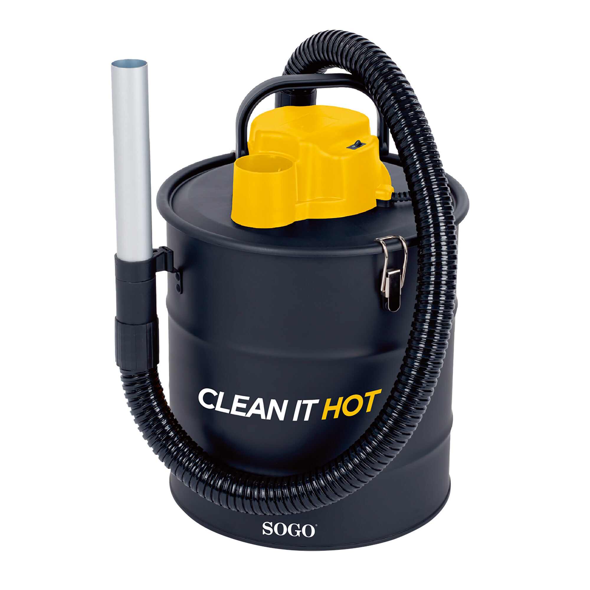 Image of SOGO Aspiracenere 1200W – Filtro HEPA Lavabile, Soffiatore, Tubo Resistente al Calore, Bocchetta in Alluminio, Contenitore Facile da Svuotare