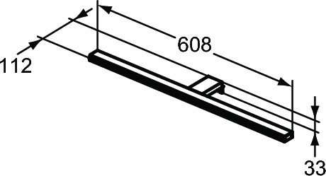 Ideal Standard - Eclairage Led Miroir 12 W 60,8 Cm Ideal Standard