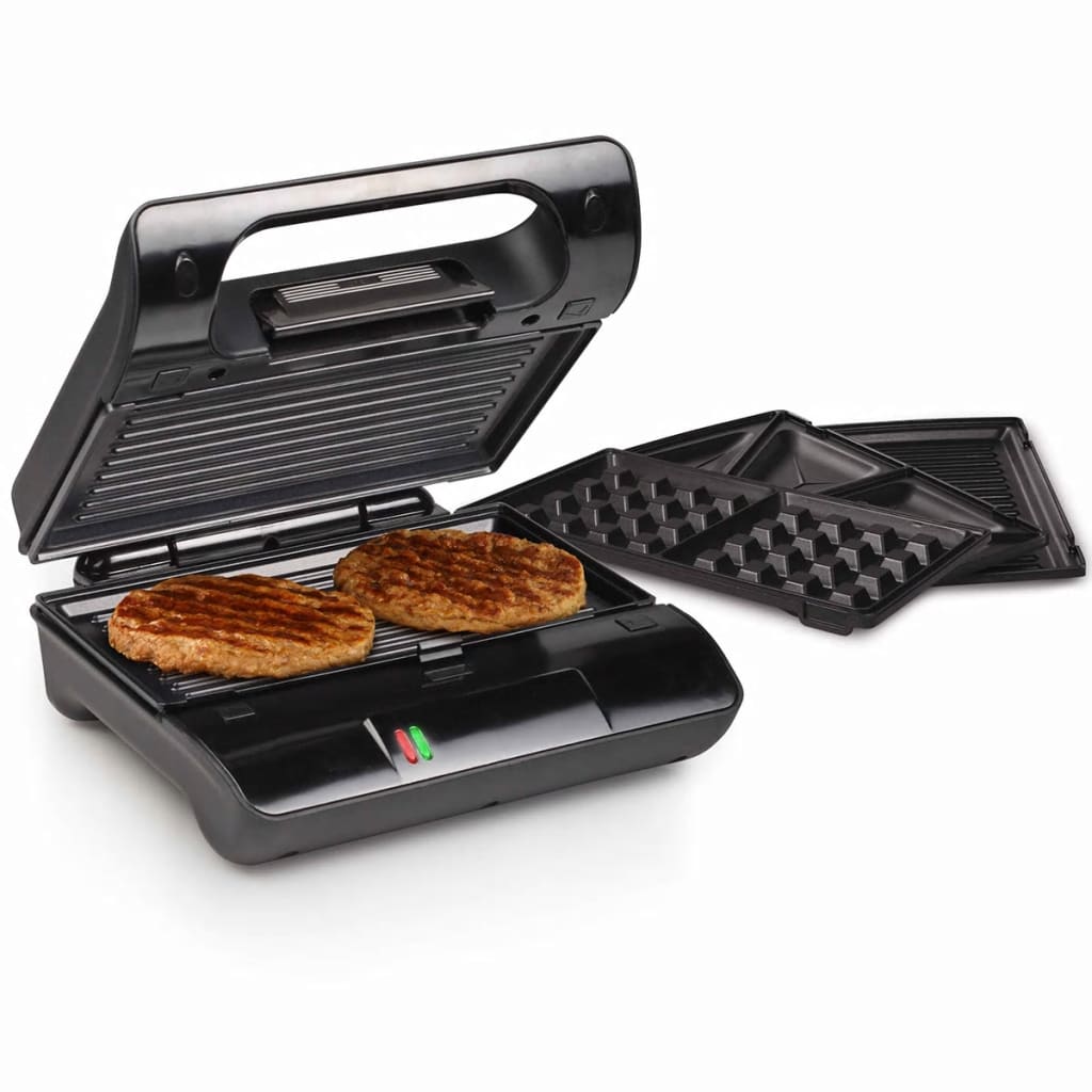 Appareil Croque-Monsieur Princess Deluxe - 750W - Plaques Antiadhésives 22x12cm - 2 Portions - Sécurisé