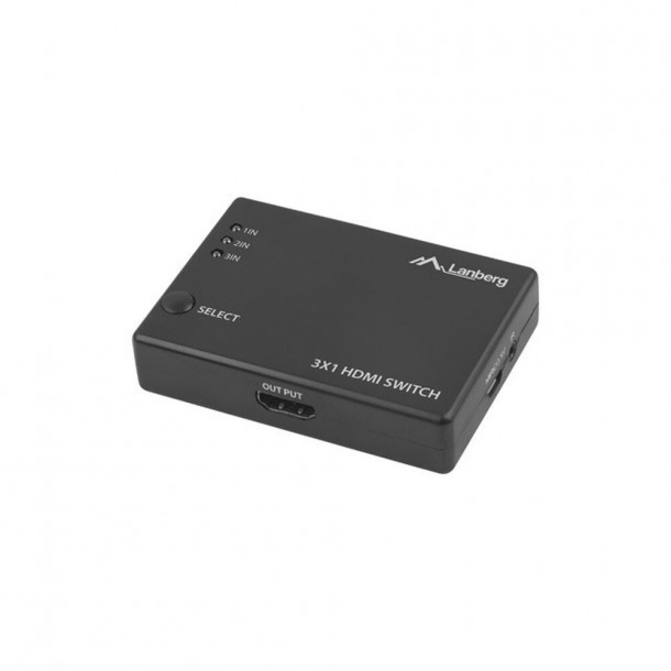 Switch Hdmi Lanberg Swv-hdmi-0003 Noir