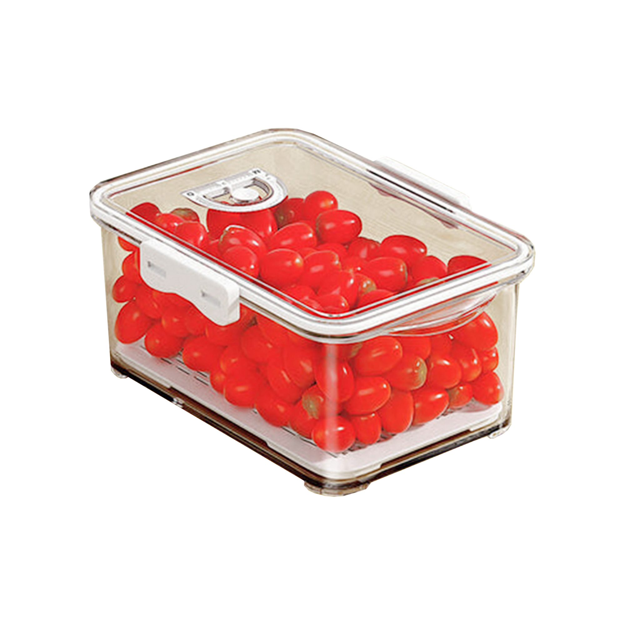 Récipient De Stockage Transparent De 2,5 L, Avec Couvercle.