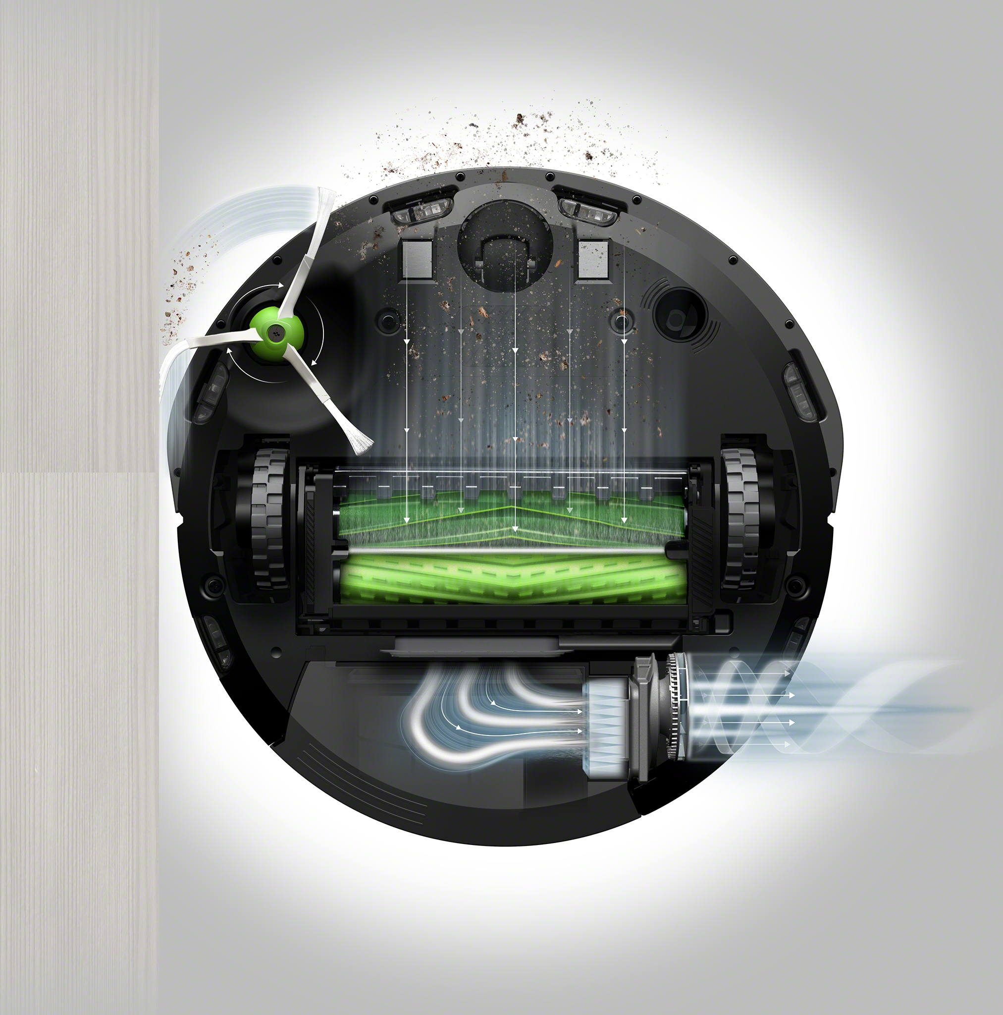 iRobot Roomba i7 aspiradora robotizada 0,4 L Sin bolsa Negro