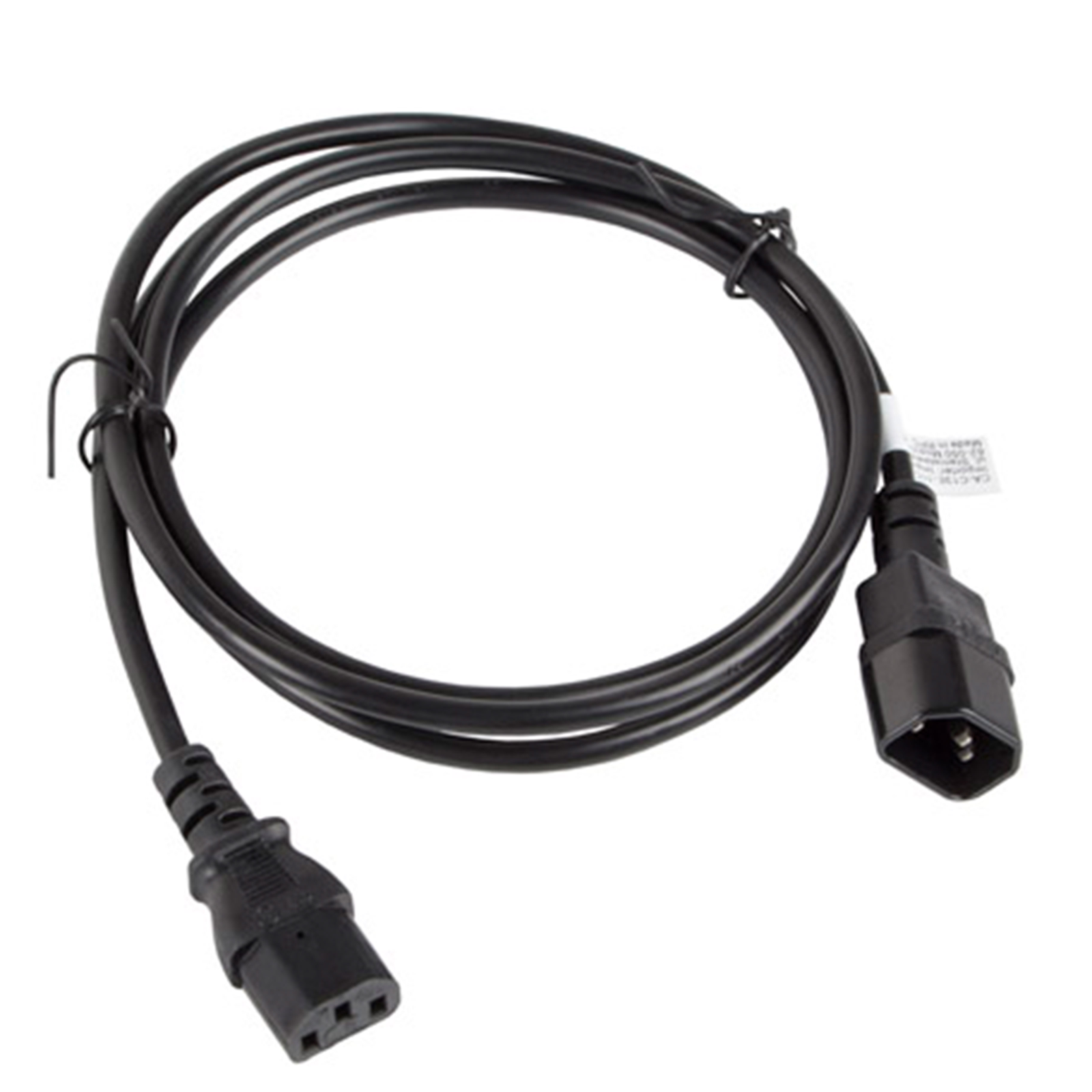 Câble D'extension D'alimentation Lanberg Cpu Iec320 C13 Femelle Vers Iec320 C14 Mâle