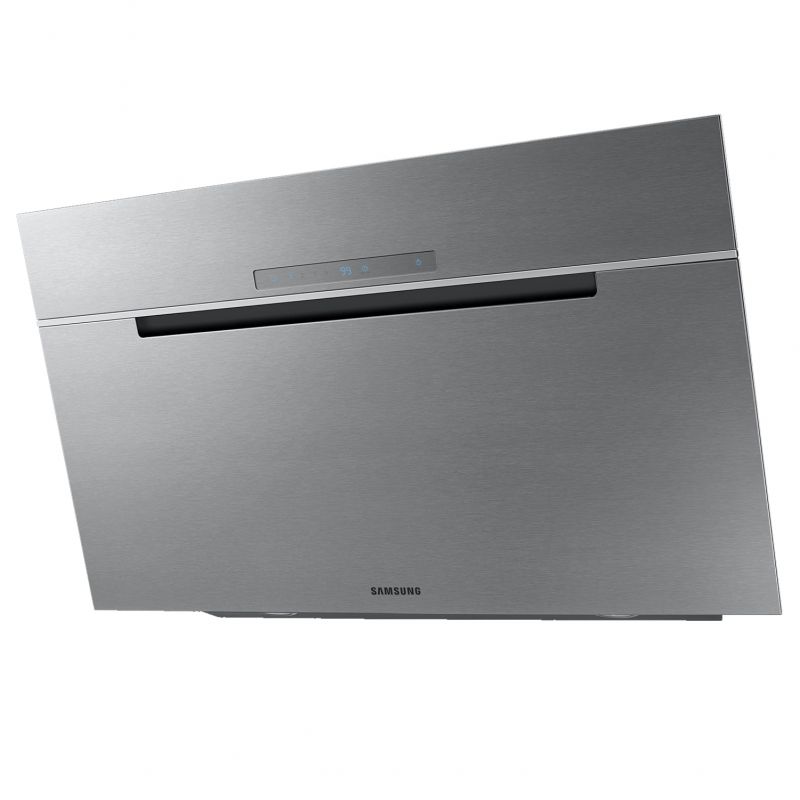 Samsung Hotte Décorative Incliné Aspirante Inox Largeur 90cm Débit D'air 585m3/h