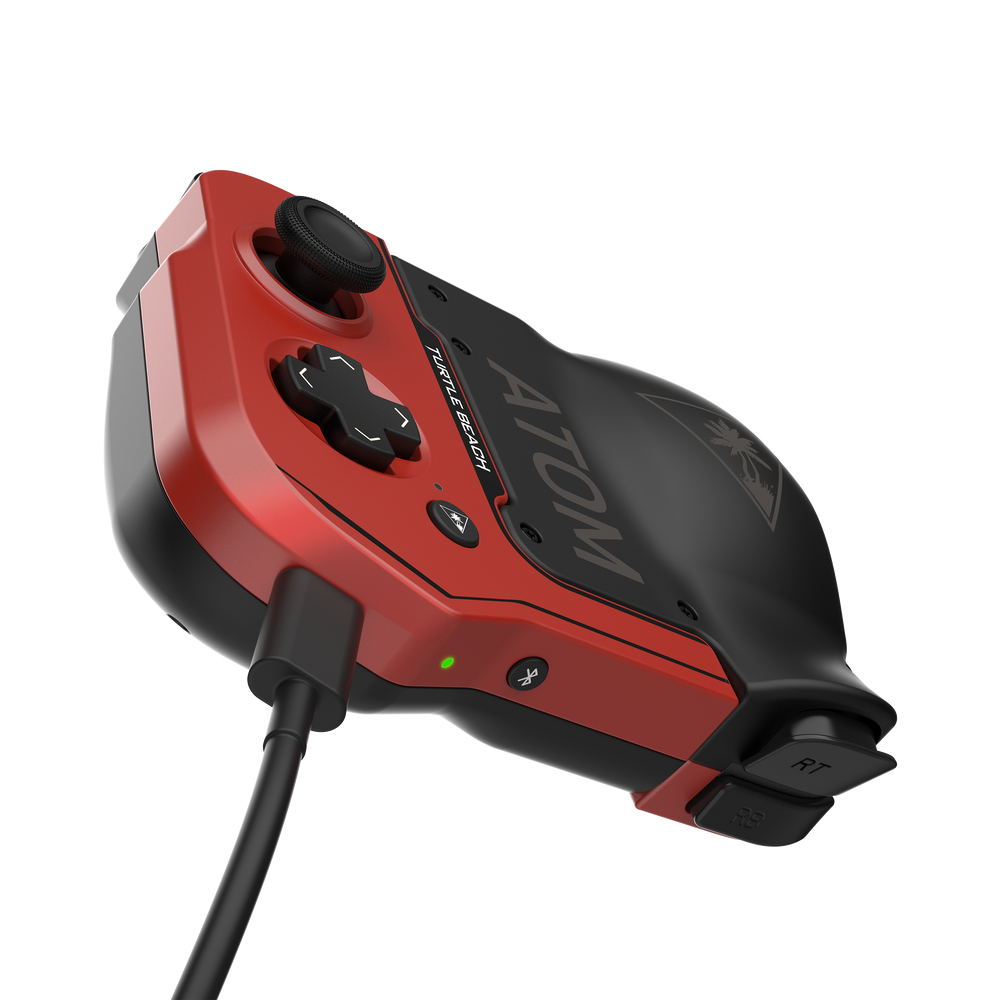 Turtle Beach Atom Negro, Rojo Bluetooth Gamepad Analógico/Digital Android