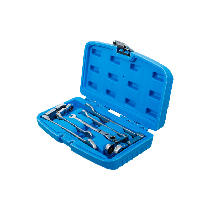 Jeu De Clés Mixtes À Cliquet À Double Articulation Pliable Bgs Technic - 8-19 Mm - 5