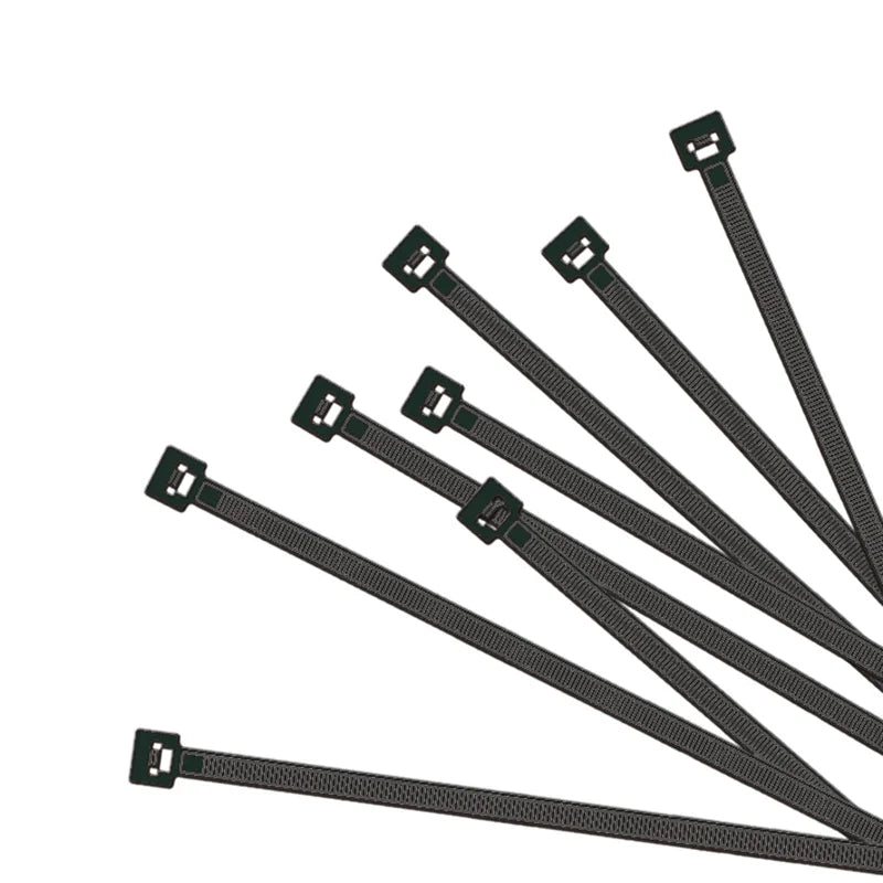 Colliers De Serrage 200x2,5mm 100 Pièces Noir