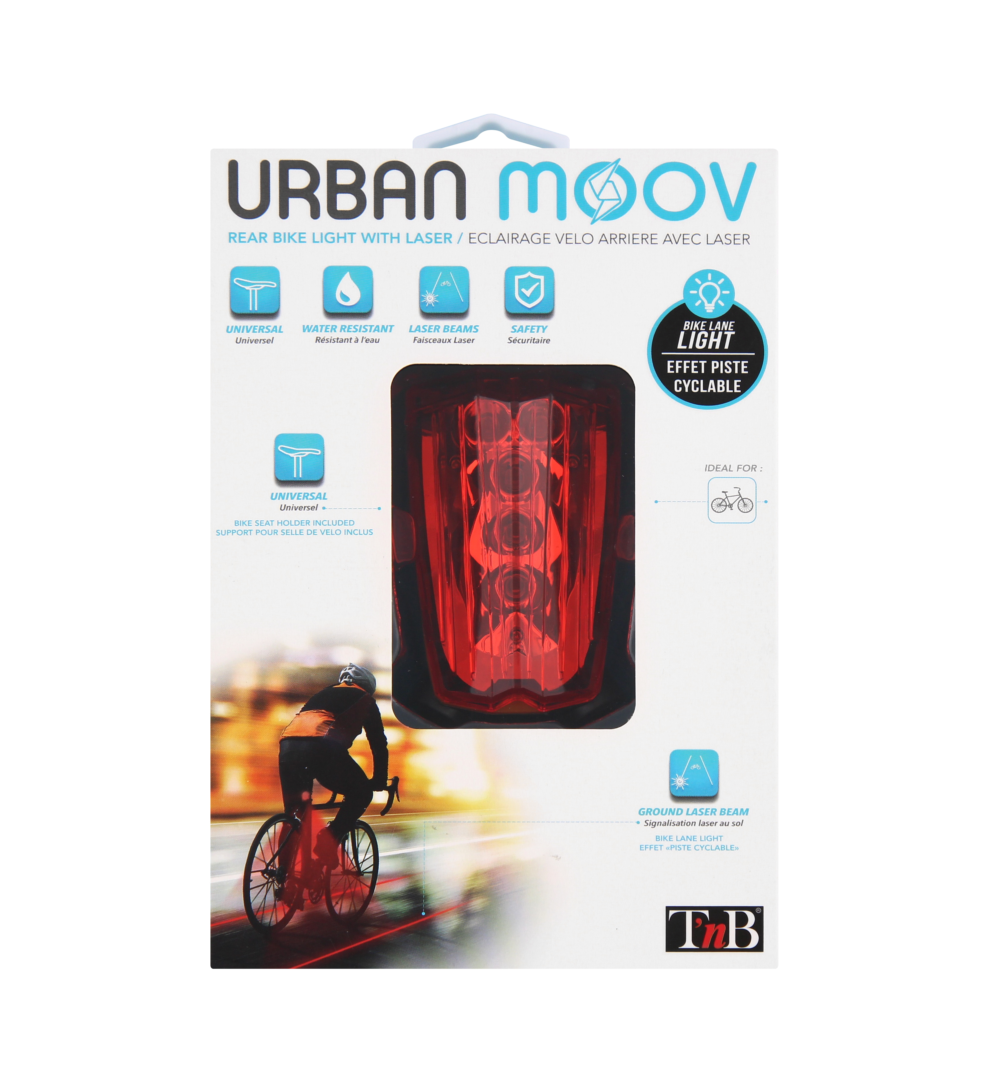 Luces traseras T n B Urban Moov Rojo