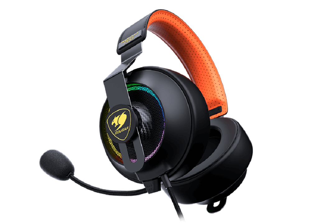 COUGAR Gaming Cougar Phontum Pro Prix Casque Avec fil Arceau Jouer USB Type-A Orange - Neuf