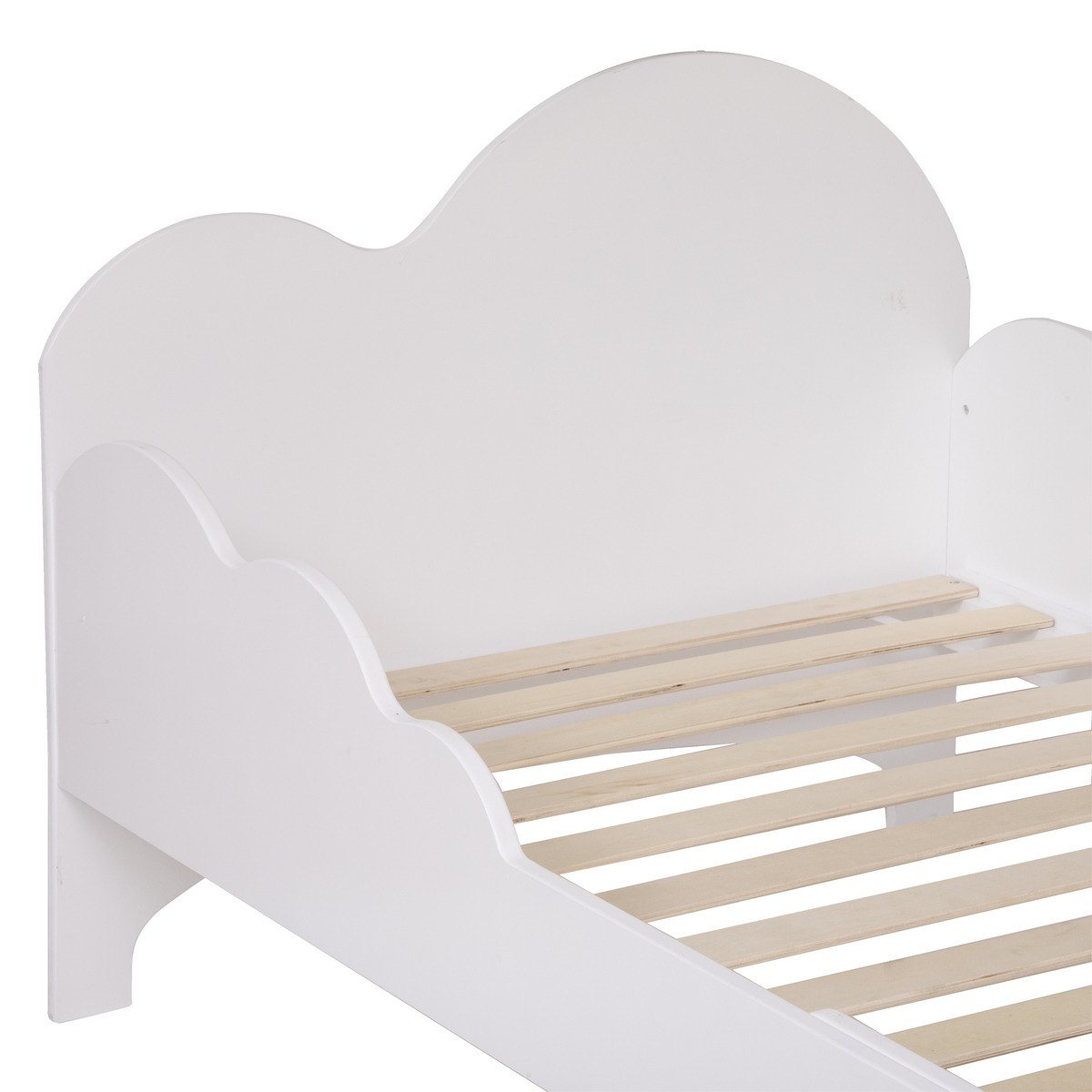 Lit Évolutif Nuage 90x140/190 Cm Blanc - Atmosphera à Prix Carrefour