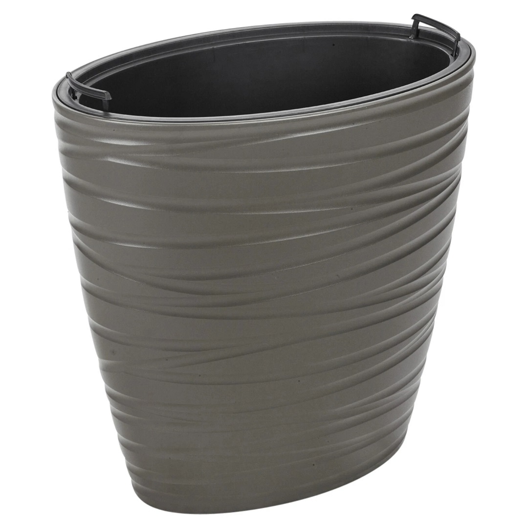 Large Plastic Garden Planter - Indoor Outdoor Flower Pot Trough