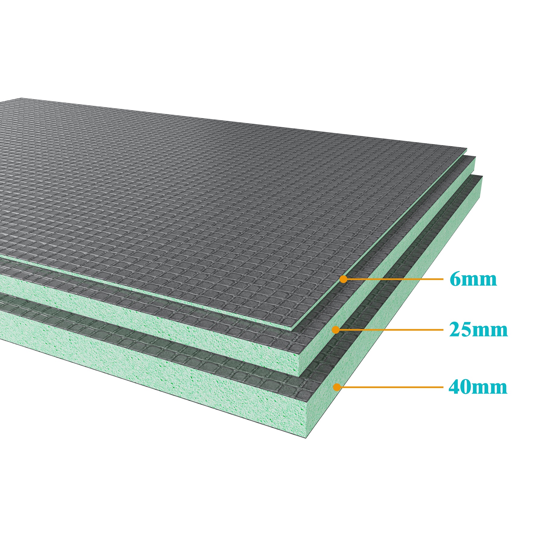 Aica Panneaux De Construction 1250x600x6mm Pack De 4