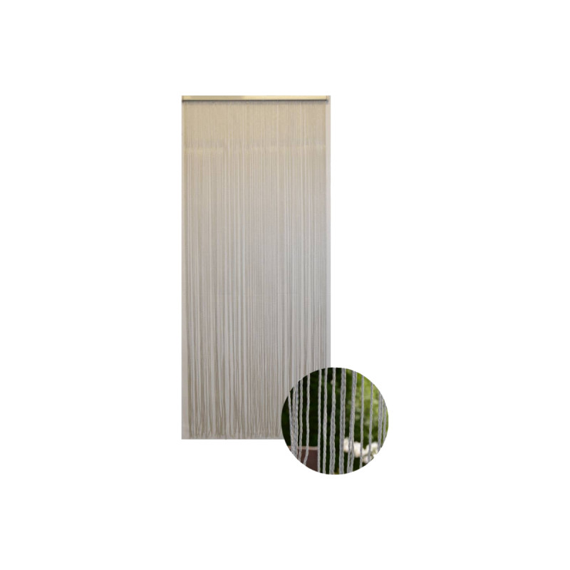 Rideau Portière Swing Confortex Pour Porte - 100 X 232 Cm - Gris