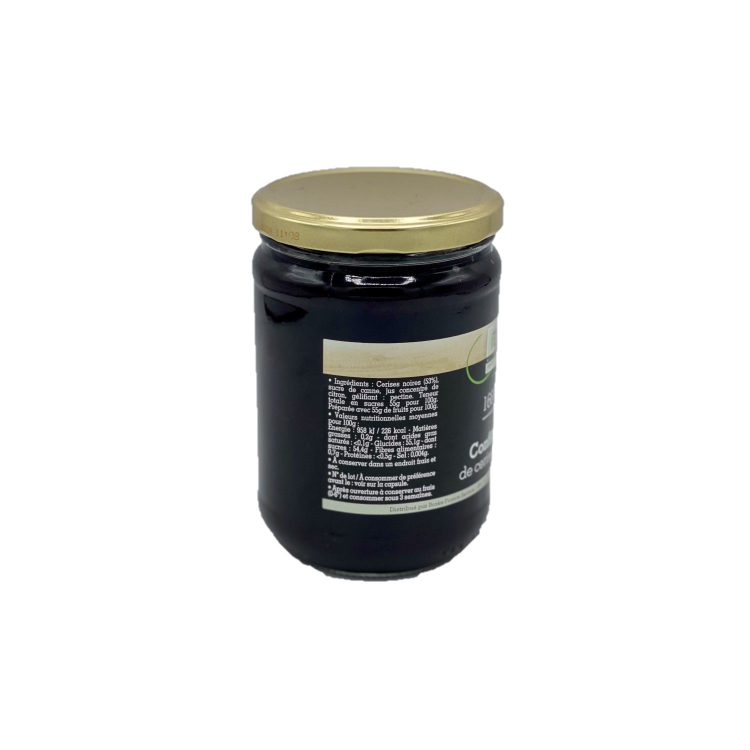 Confiture Cerise Noire Piment D'espelette Maison Des Gourmets Pot l'unité de 0.65 kg à
