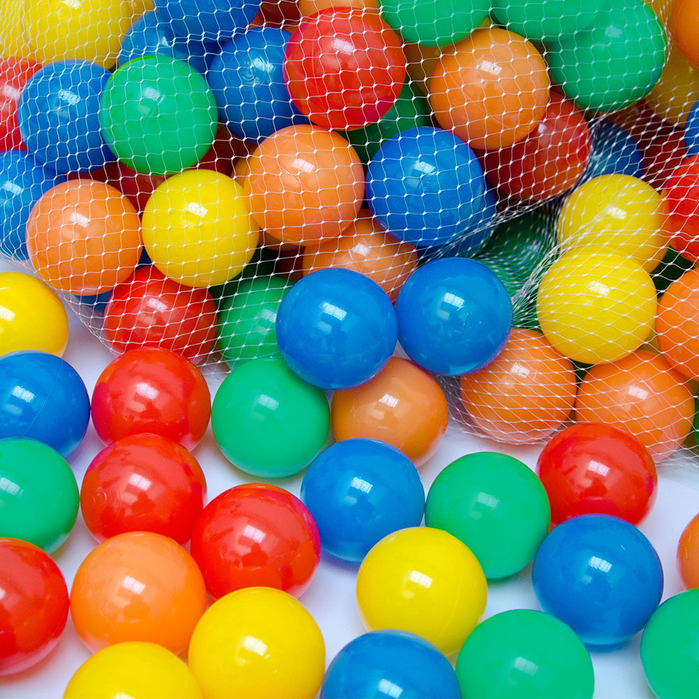 500 Boules De Couleur Ø6cm Balles Colorées En Plastique Jeu Jouet Pour Enfants