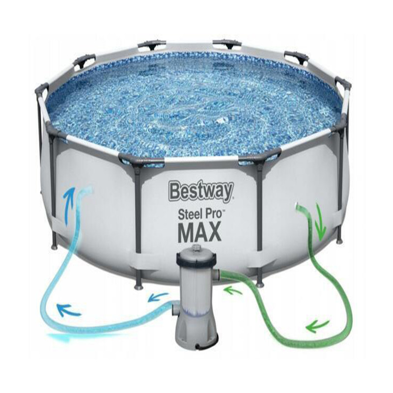 Bestway Framed Pool 6 Years And Above,4 Person,Multicolor,76 Cmx366 Cmx366 Cm