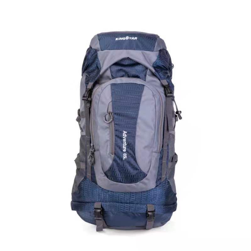 King Star Water-Proof Lightweight Travel Hiking Backpack Daypack-65L - Blue