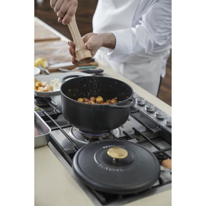 Tefal Cocottes Fonte Dacier Pierre Gagnaire Heritage - Ronde - 19 Cm -