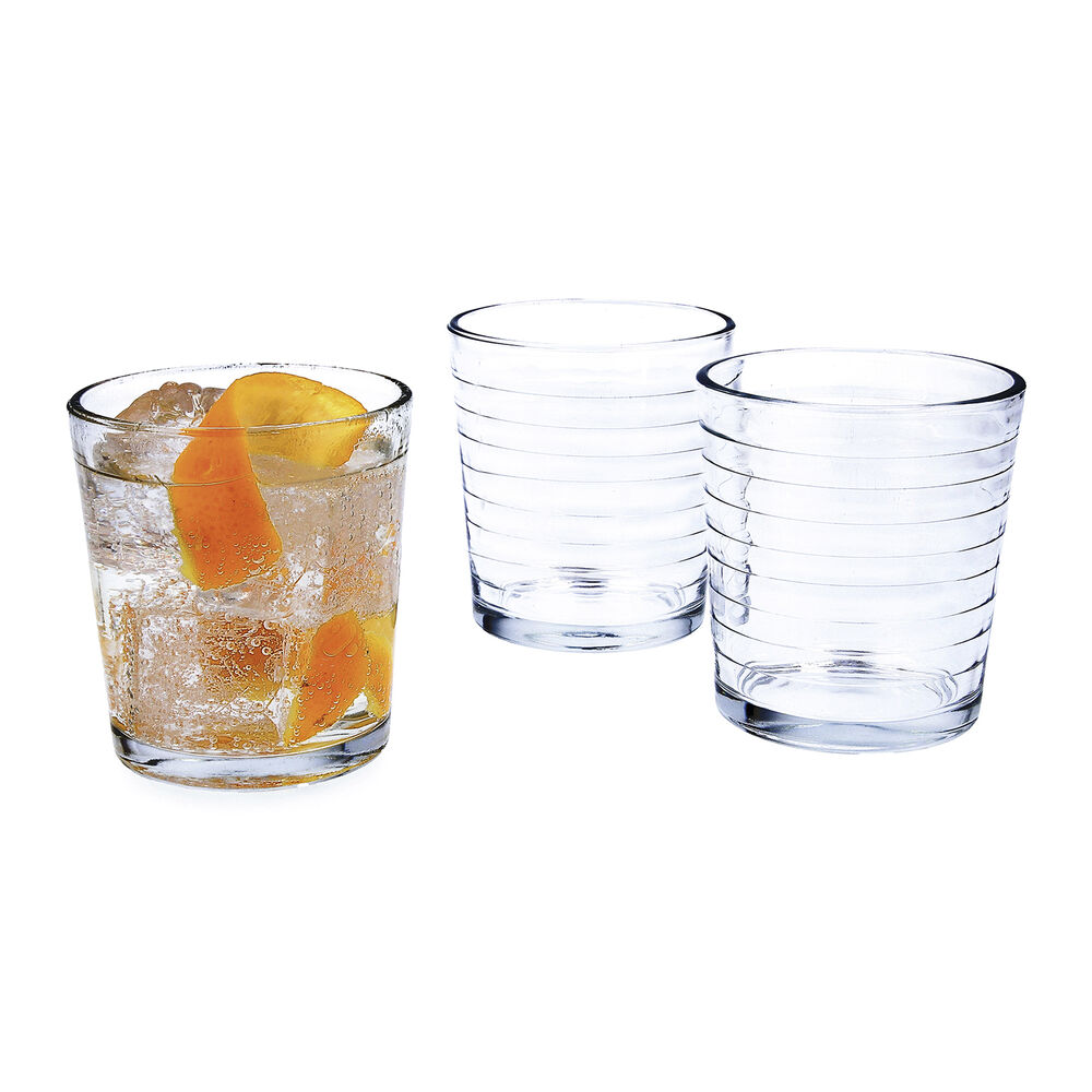 Set De Verres Quid Diana Transparent Verre (260 Ml) (3 Unités)