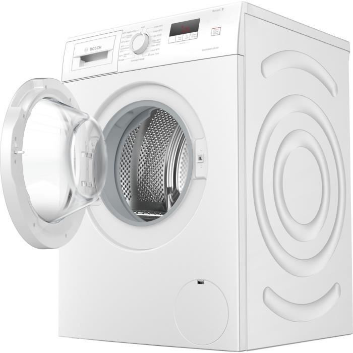 Lave-linge Hublot Bosch Waj28067fr Ser2 - 7 Kg - L59,8cm - 1400 Trs/min - Blanc