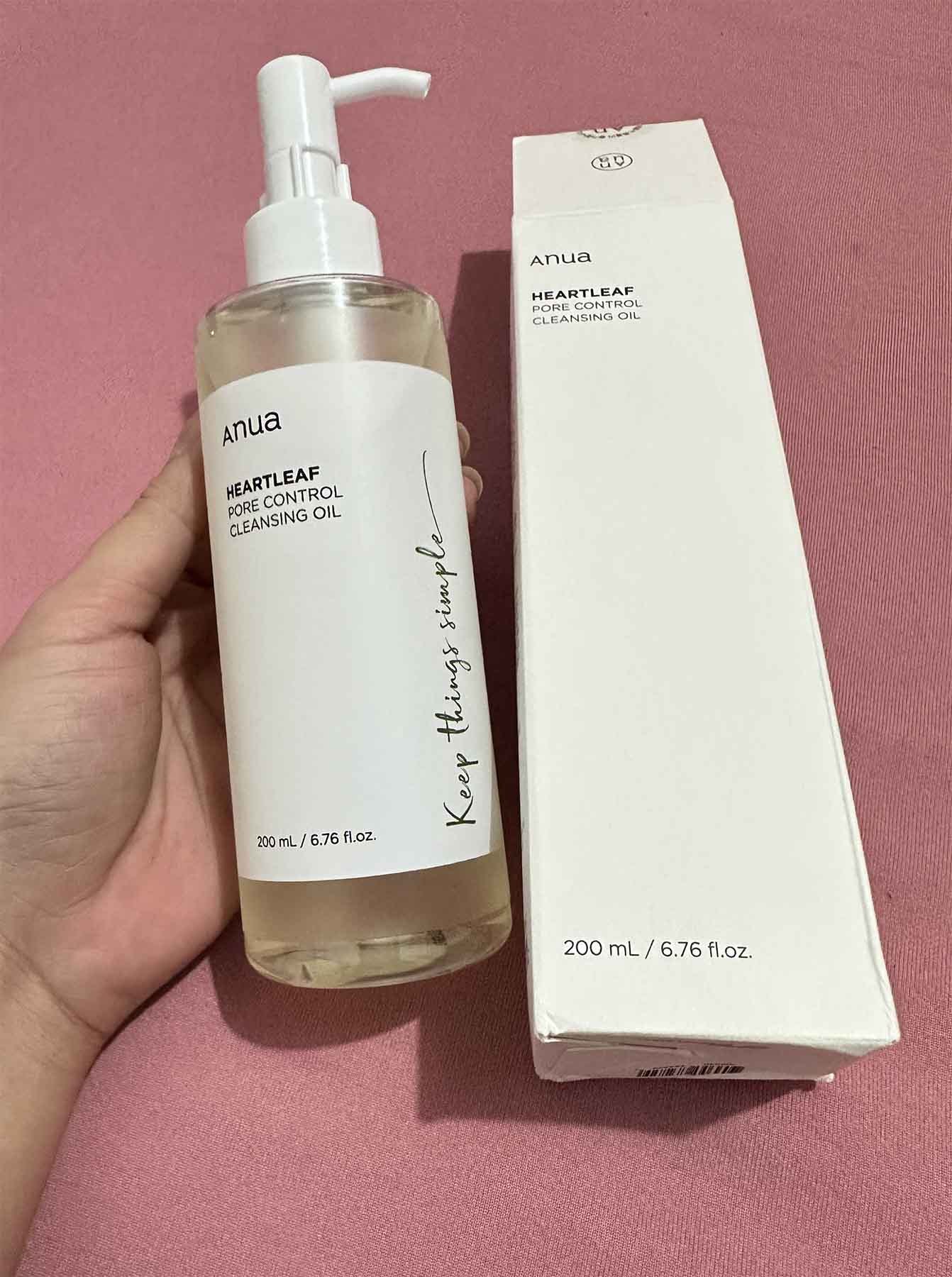 Balenie čistiaceho oleja Anua Heartleaf Pore Control