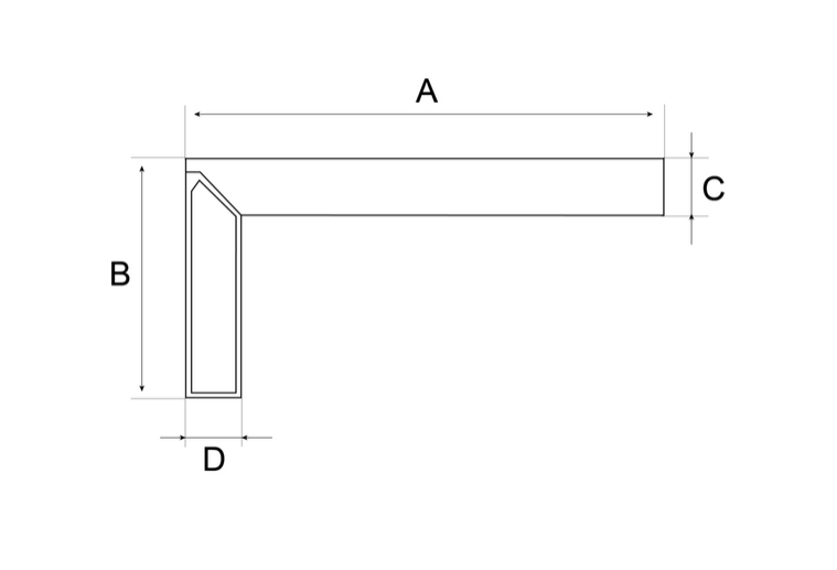 Equerre De Maçon 100 Cm 308510000 Bahco
