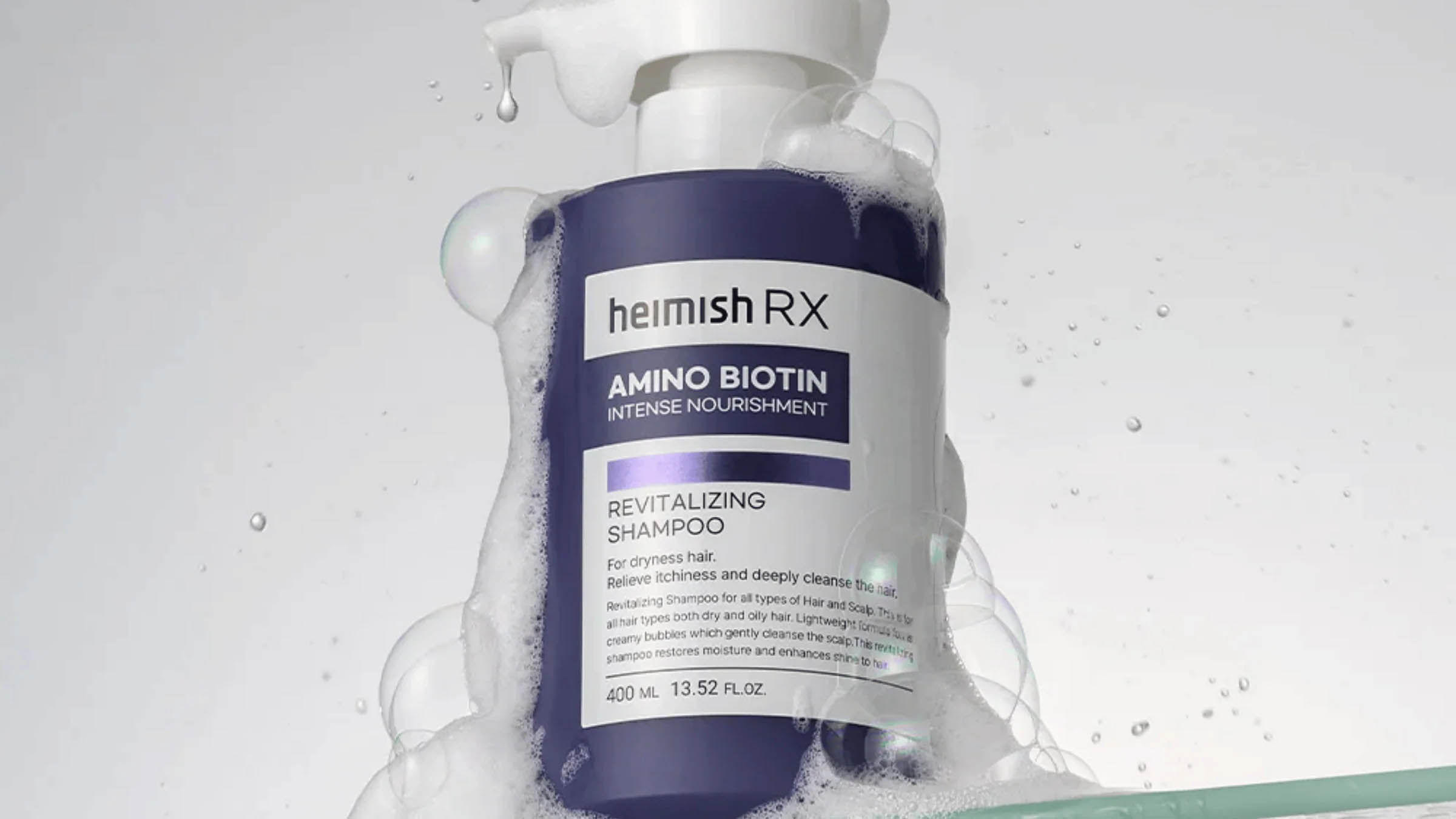 Balenie Heimish RX Amino Biotin Revitalizing Shampoo 400 ml