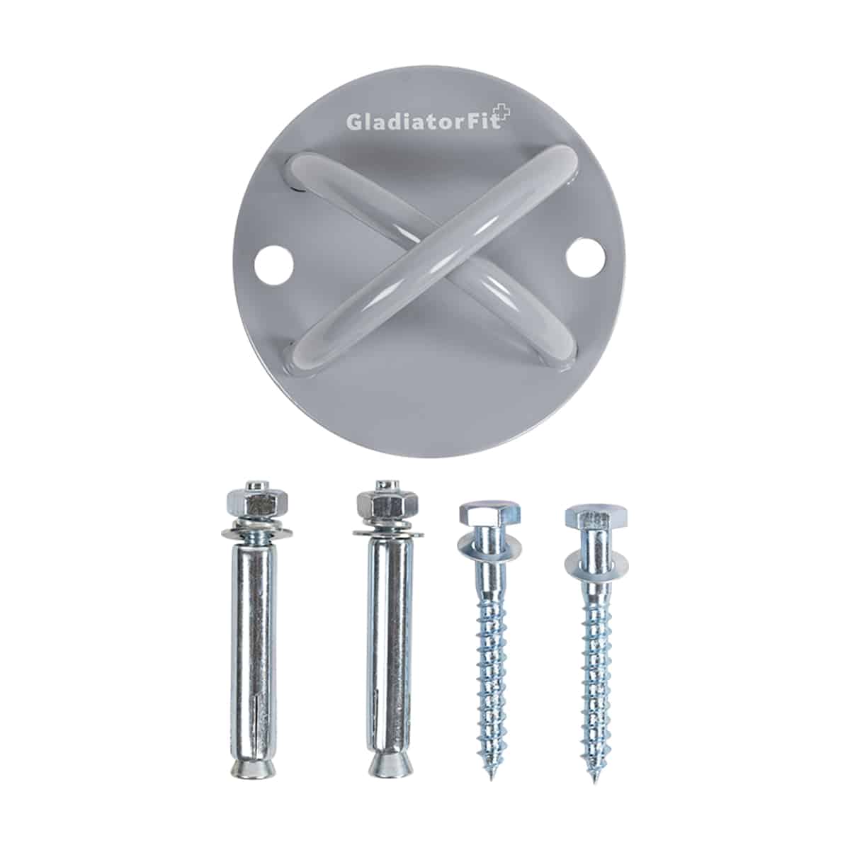 Kit De 3 Ancrages Muraux Pour Bandes De Résistance – Charge Max 300 Lb (136 Kg) – Pour Yoga, Gym, Swing, Cordes De Combat – Visserie Incluse