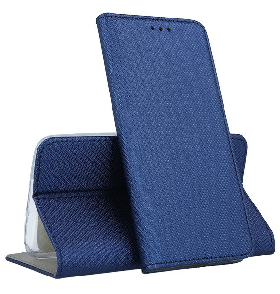 Housse Pour Huawei Honor 70 5g - Etui Coque Pochette Portefeuille + Verre Trempe - Bleu Magnet