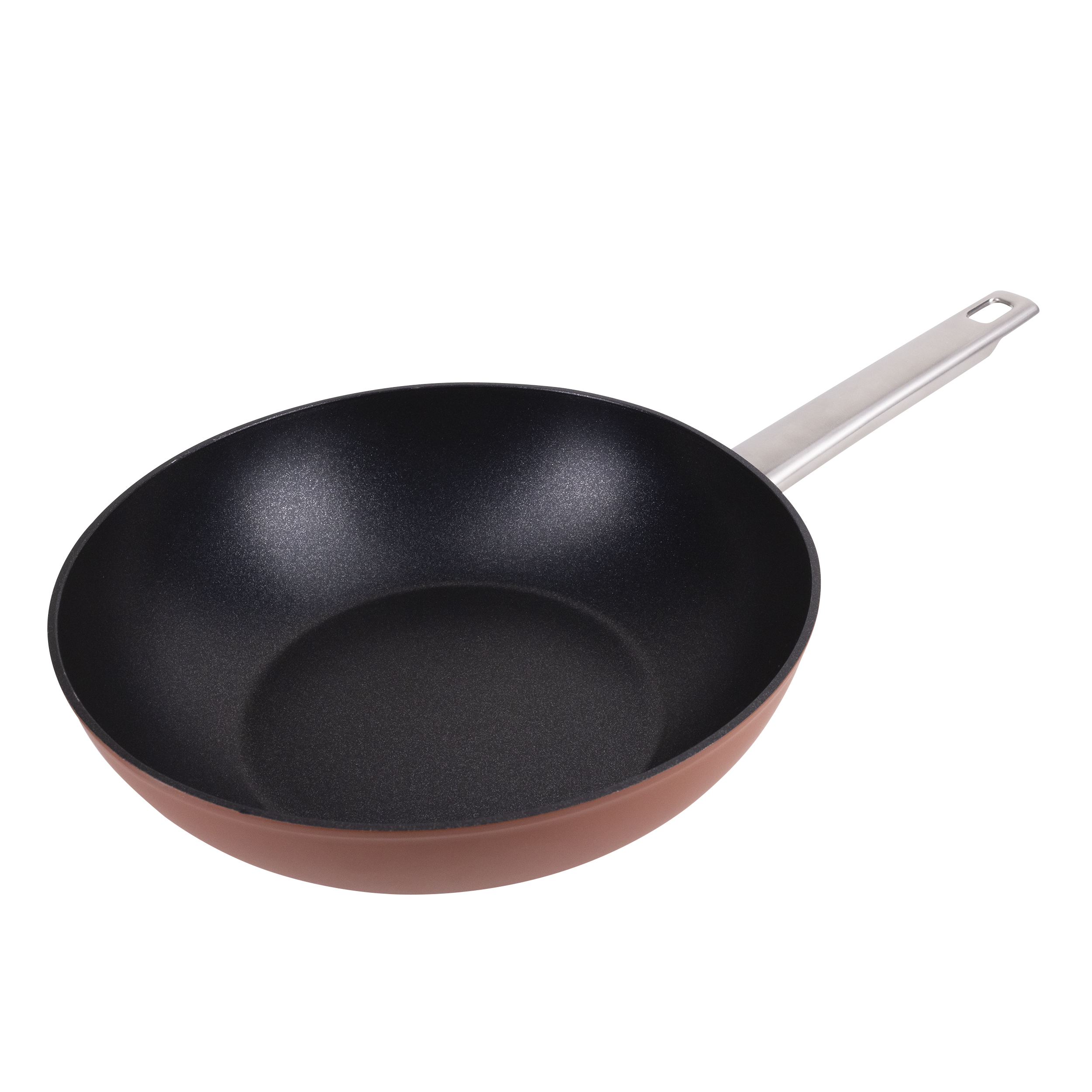 Wok 28x7.8cm Aluminium Forgé Ind Agros