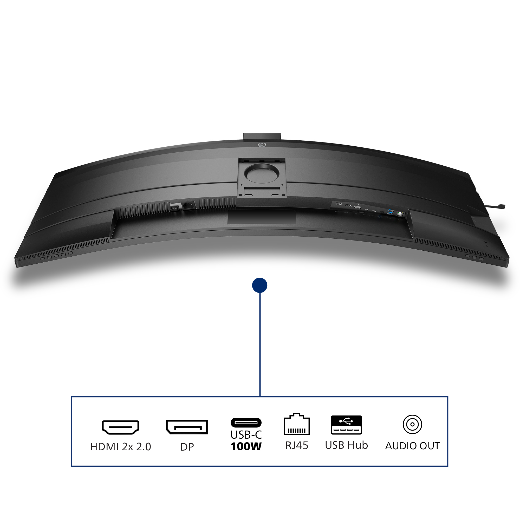 Philips 49B2U6903CH/00 écran plat de PC 124,5 cm (49'') 5120 x 1440 pixels Dual QHD LCD Gris