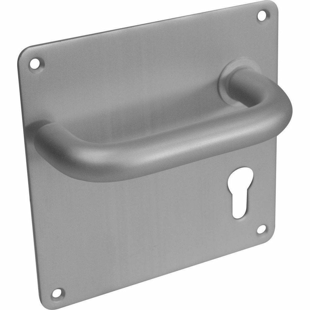 Aluminium Door Handles - Lever - On 150X150 Back Plate