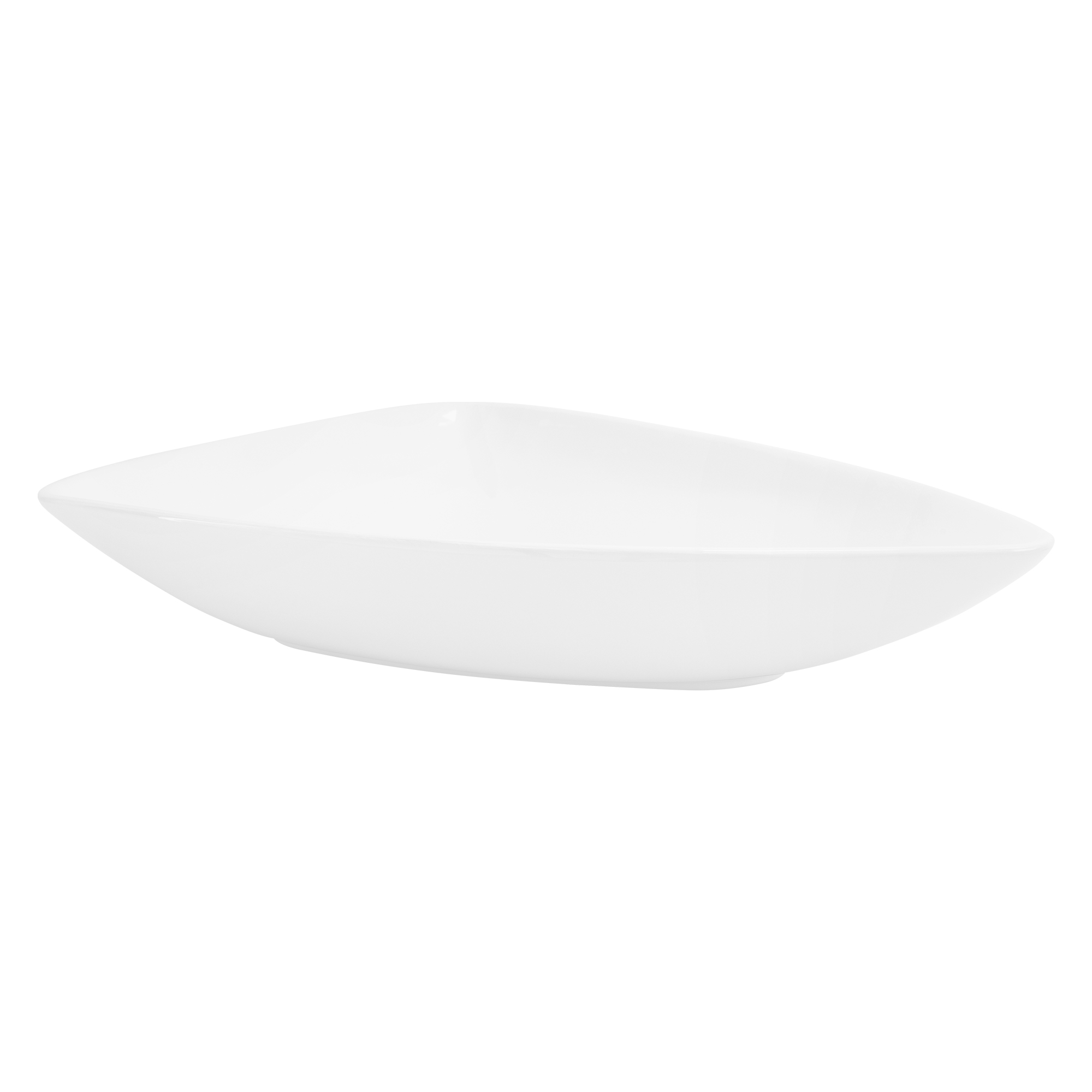 Lavabo Triangulaire Blanc Céramique Vasque À Poser Salle De Bain 690x460x130 Mm