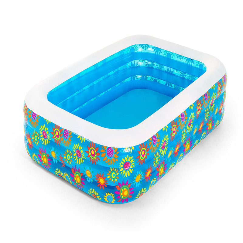 Bestway Inflatable Pool 229 Cmx152 Cmx56 Cm,3 Person,Multicolor