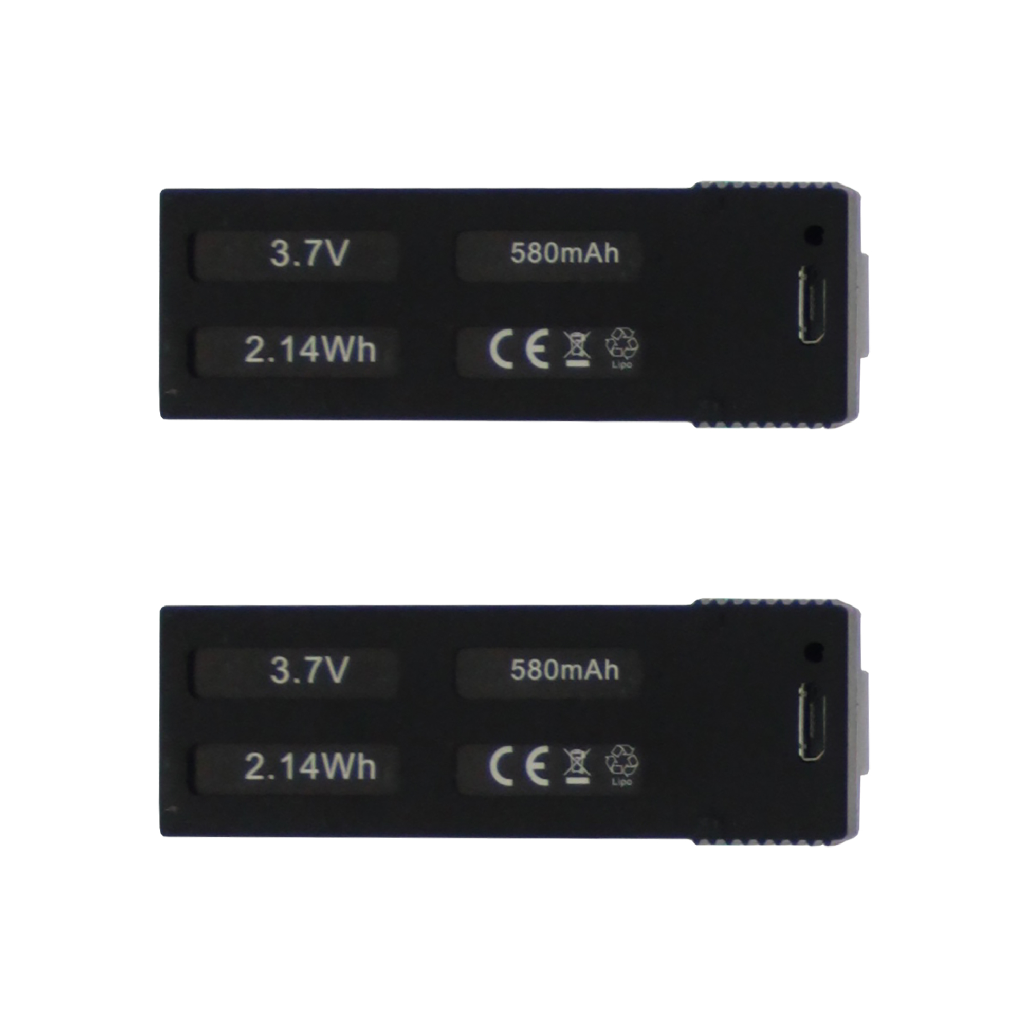 Lot De 2 Batteries 3,7v 580mah Supplémentaires Pour R Nano Ii à Prix