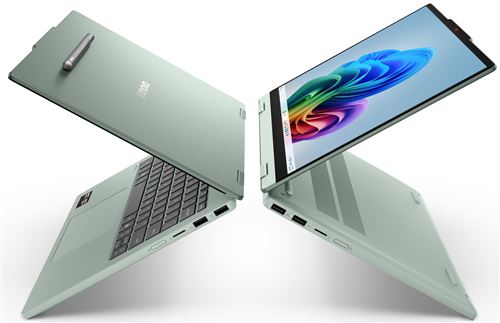 IdeaPad 5 14AGP11 14 OLED 60 Hz Ecran tactile Copilot+PC AMD Ryzen 5 AI RAM SSD - vue 3