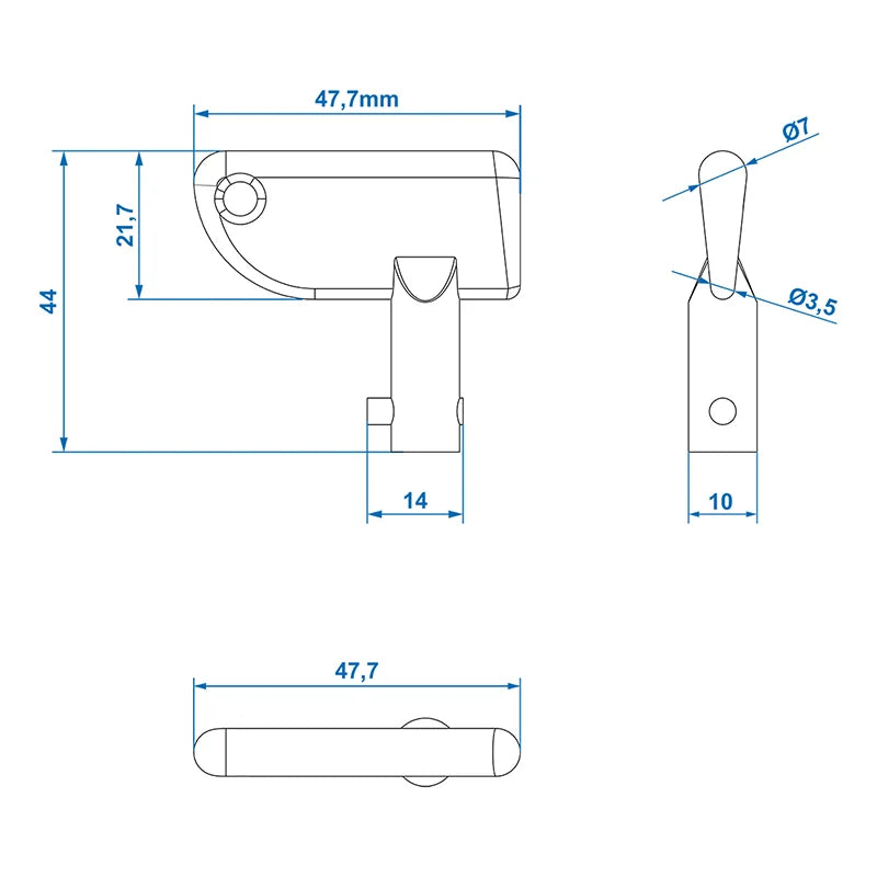 Clé Pour Interrupteur Principal 347029 Dans Blister