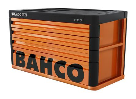 Coffre > Premium E87 Orange Avec 4 Tiroirs Charge 400 Kg 690 X 510 X 402 Mm 1487k4 Bahco