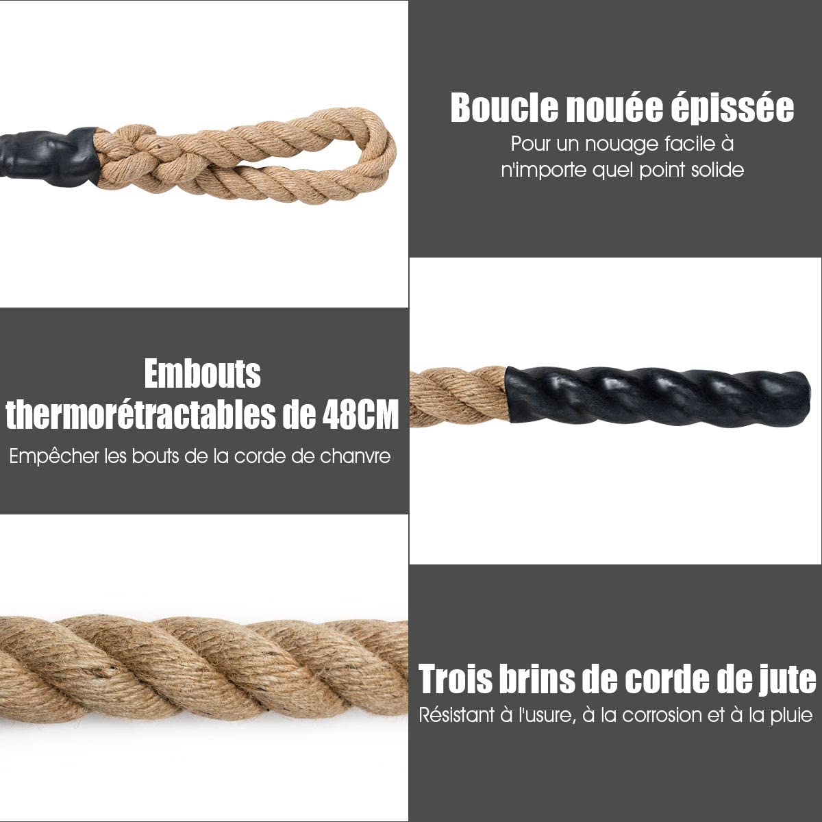 Corde D'entraînement LeMieux – 3 M – Rose (Fleur/Pierre/Mimosa)