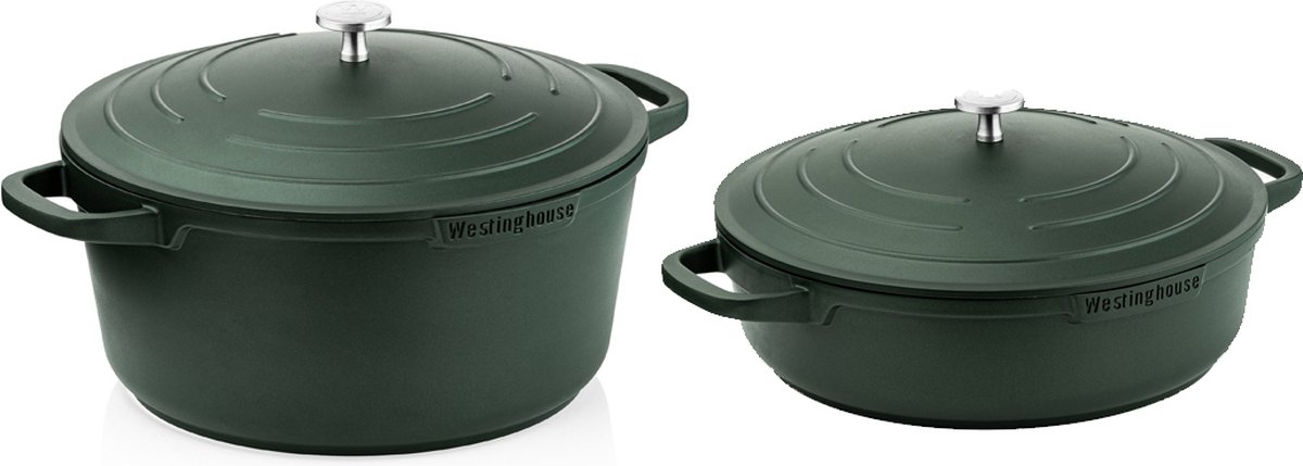 Westinghouse - Série Performance - Cocotte 28cm - Casserole 28cm - Vert