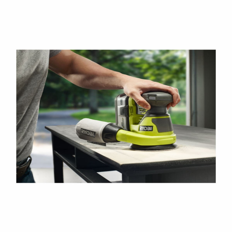 Pack Ryobi Ponceuse Vibrante RSS280-SA30 - 280W + Sac + 40 Abrasifs - Idéale Bricolage Et Finitions