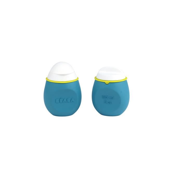 Beaba Lot Portion De Conservation Squeez'portion + Gourde Babysqueez' 2 En 1, 2x180ml