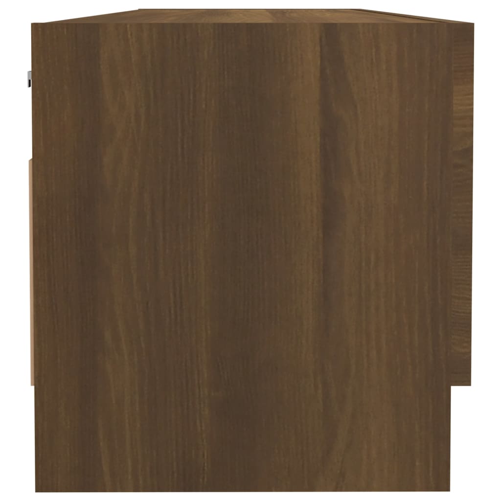Garde-robe Chêne Marron 100x32,5x35 Cm Bois D'ingénierie