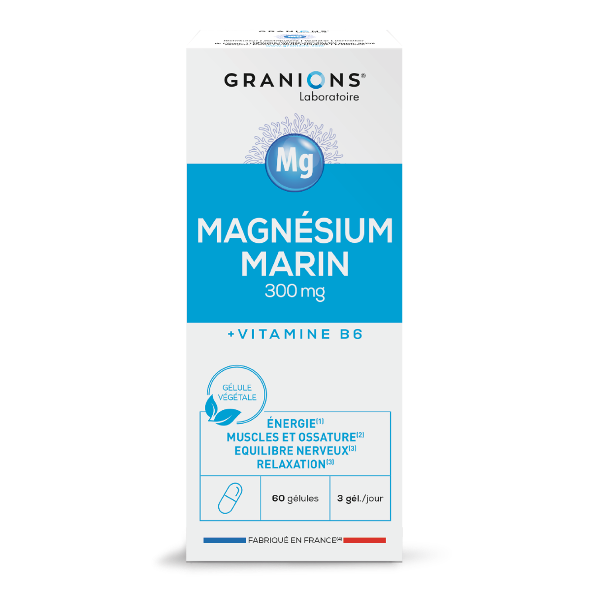Magnesium Marin 300 Mg la boîte de 37 g à Prix Carrefour