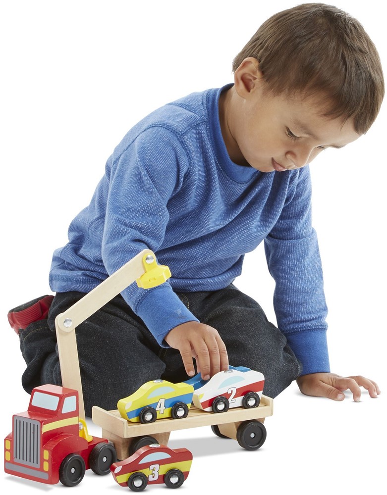 Melissa & Doug Remorqueur Magnétique De Voitures