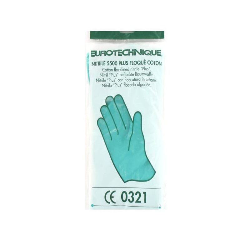 Gants Nitrile Vert Taille Xl/10 Ep 5530