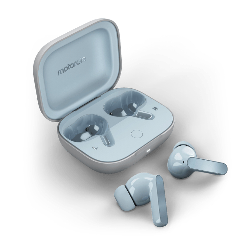 Auricolare Bluetooth Motorola Moto Buds, blu (Glacier Blue)